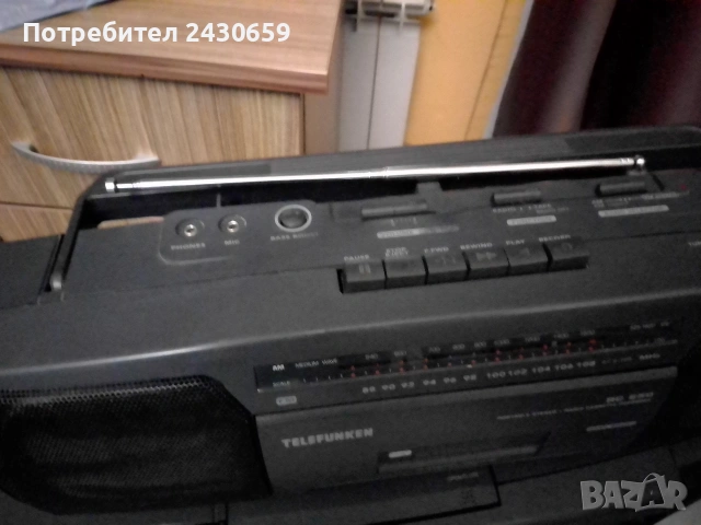 Радиокасетофон Telefunken RC 650, снимка 3 - Радиокасетофони, транзистори - 55019398