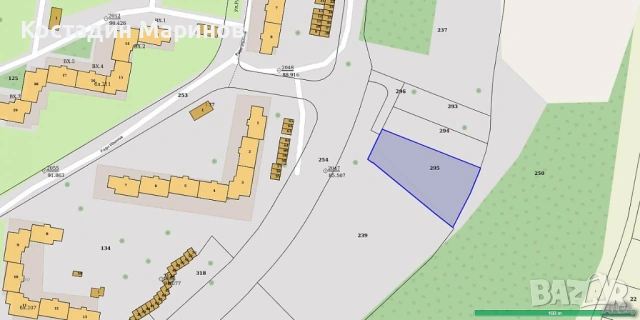 Продава ПАРЦЕЛ 2050 кв.м. за средно строителство, Русе, Чародейка - Юг, снимка 7 - Парцели - 54628348