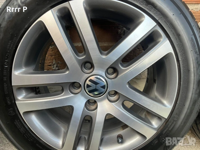 Лети джанти Ronal Atlanta за VW Golf 5/6 Caddy Touran 5x112 с летни гуми Hankook 205/55/16, снимка 2 - Гуми и джанти - 53986005