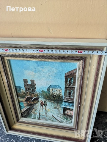 картина масло върху платно. , снимка 3 - Картини - 54299107