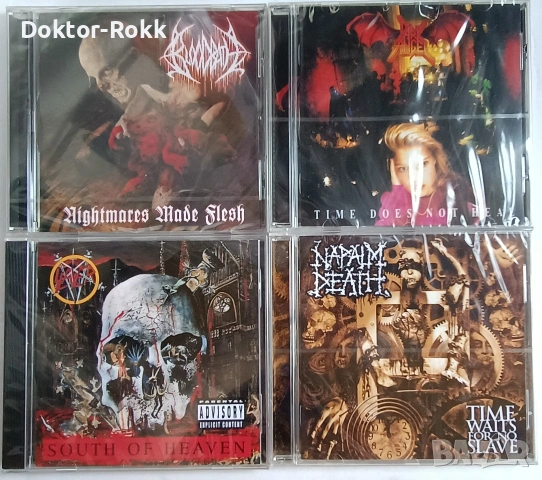 Slayer, Bloodbath, Napalm Death, Dark Angel - дискове 