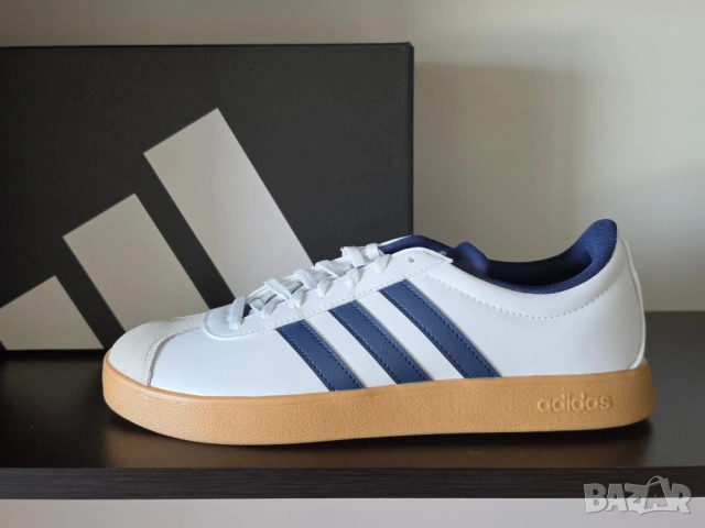 adidas VL Court Base 42.5номер 27см Стелка нови с кутия 