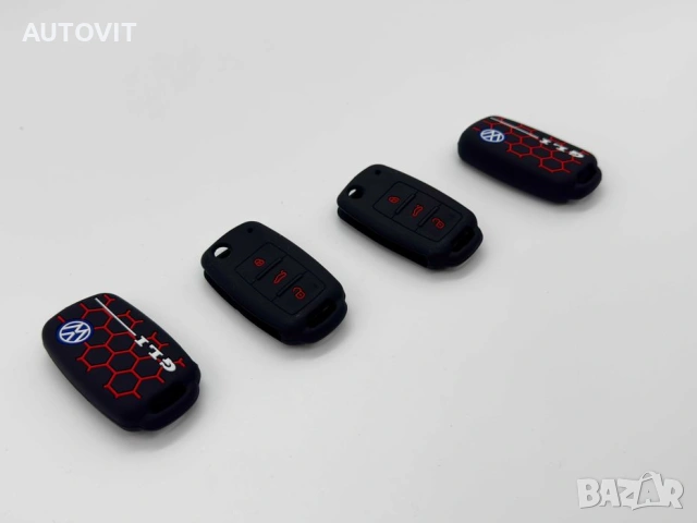 Силиконов калъф за ключ VW / Audi / Skoda / Seat, снимка 2 - Аксесоари и консумативи - 55000359