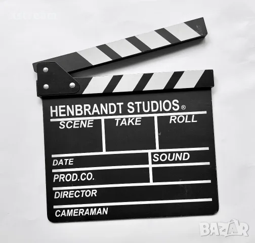 Дървена Филмова клапа /Movie Clapperboard