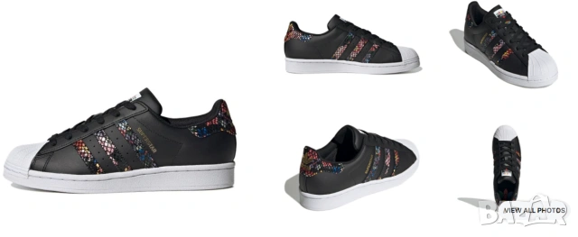 лимитирани маратонки Adidas Superstar 'Floral Snakeskin Print' номер 38 , снимка 2 - Маратонки - 55126894