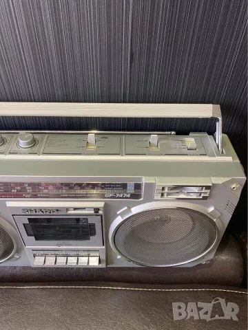 SHARP GF-7474Z VINTAGE RETRO BOOMBOX радио касетофон, снимка 7 - Радиокасетофони, транзистори - 55499370