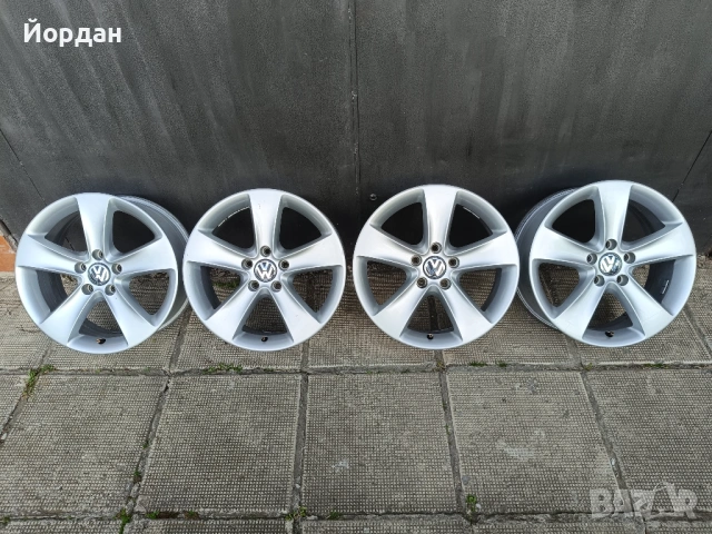 ОРИГИНАЛНИ джанти 17 ' цола 5x112 ФОЛКСВАГЕН / Volkswagen 57,1 ET39, снимка 6 - Гуми и джанти - 54568727