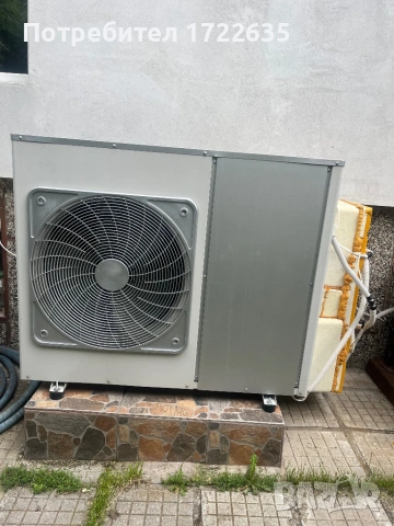 Инверторна монофазна термопомпа 12 kW, използвана, снимка 3 - Климатици - 54866942
