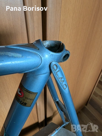 Ретро Шосеен Frameset/Рамка Olmo Comtetetion, снимка 4 - Части за велосипеди - 55257656