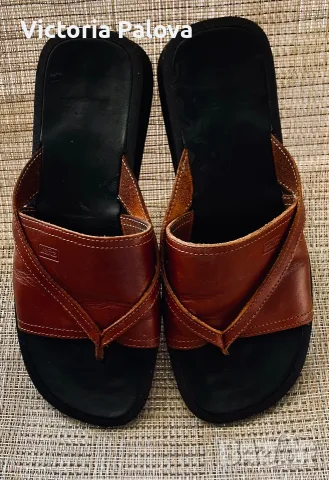 Оригинални кожени чехли Vagabond Shoemakers - естествена кожа, стелка 25.5 см