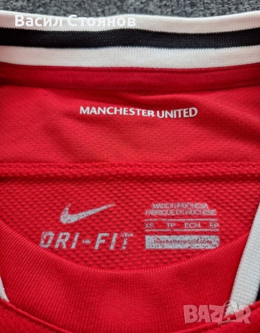 Манчестър Юн./Manchester Utd. #14 Chicharito Nike Home 2011-12г. - дамски размер XS, снимка 4 - Фен артикули - 54342389
