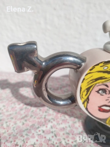 Рядък чайник Valentine Heart, Pop Art на Paul Cardew, снимка 8 - Декорация за дома - 55247657