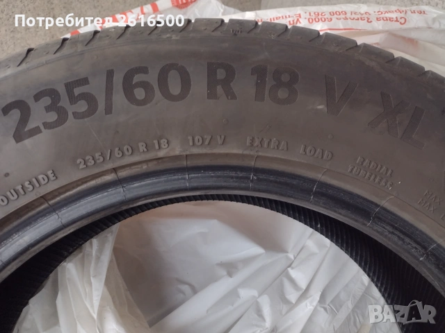 Continental premium contact 6 235/60/18, снимка 2 - Гуми и джанти - 55055671