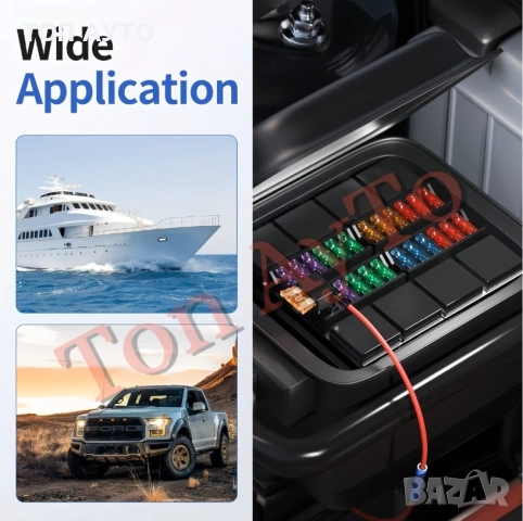 Разклонител за Предпазители Бушони Стандарт и Мини, снимка 3 - Аксесоари и консумативи - 54318394