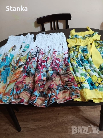 Дамски рокли- малки номера, снимка 15 - Тениски - 49722549