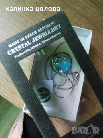 Колие Сваровски слънце, снимка 5 - Колиета, медальони, синджири - 54400202