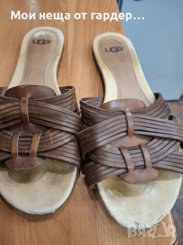 Чехли UGG,ZARA р37.заедно, снимка 4 - Чехли - 55352381