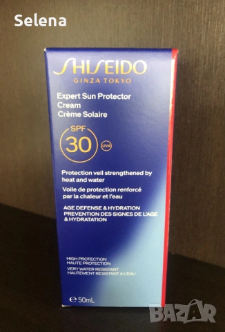 Нов SHISEIDO Expert Sun Protector SPF30 Cream