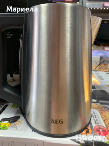 Електрическа кана AEG K5-1-6ST / AEG Deli 5, 2400 W / С настройка на градуса, снимка 4 - Кани - 54836562