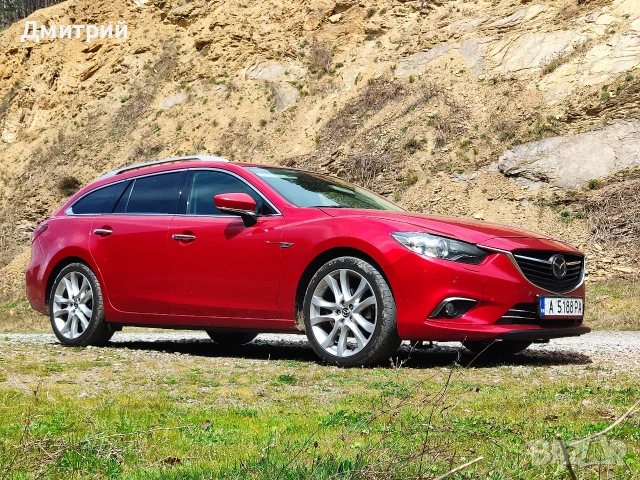 Mazda 6 2.2D (175hp) Revolution AUTOMATIC - Комби, 2013г. (За ремонт на двигател), снимка 2 - Автомобили и джипове - 54137425
