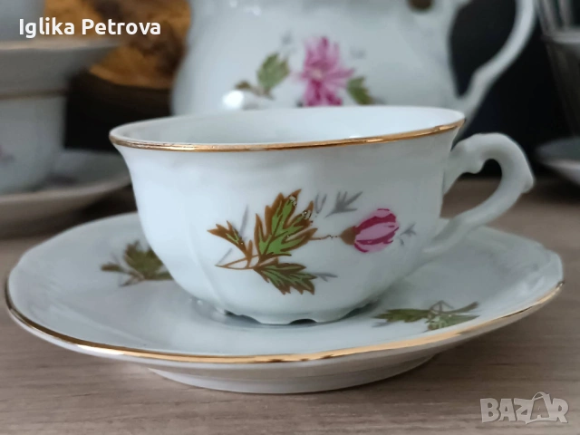 Сервиз Горски слез-Барок, снимка 8 - Антикварни и старинни предмети - 54596268