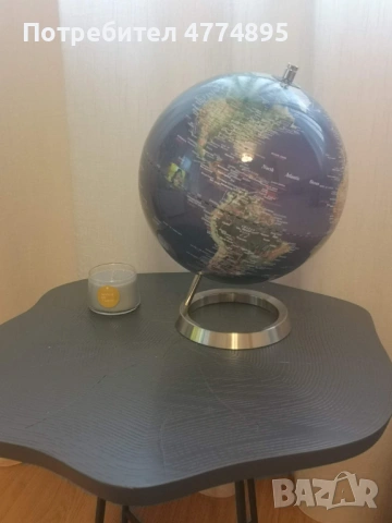 Луксозен глобус 25 см – стилен, образователен, декоративен, снимка 4 - Декорация за дома - 54030385