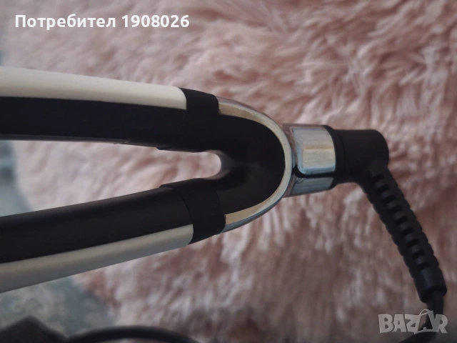 Професионална смарт преса за коса ghd platinum+ (Бяла) – Отлично състояние, снимка 7 - Преси за коса - 55084807