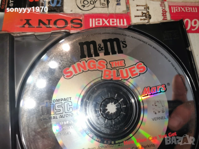 M&Ms SINGS THE BLUES CD 1105262014H2E6R, снимка 2 - CD дискове - 54510610