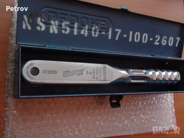 GEDORE- RAHSOL - DREMOMETER - Typ A - MADE IN GERMANY - 8-40 Nm, 3/8"- Нов Внос Динамометричен Ключ , снимка 2 - Гедорета - 54643239