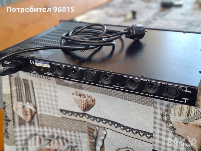 Стерео електронен кросовър InterM DIV-9123, снимка 3 - Ресийвъри, усилватели, смесителни пултове - 54333543