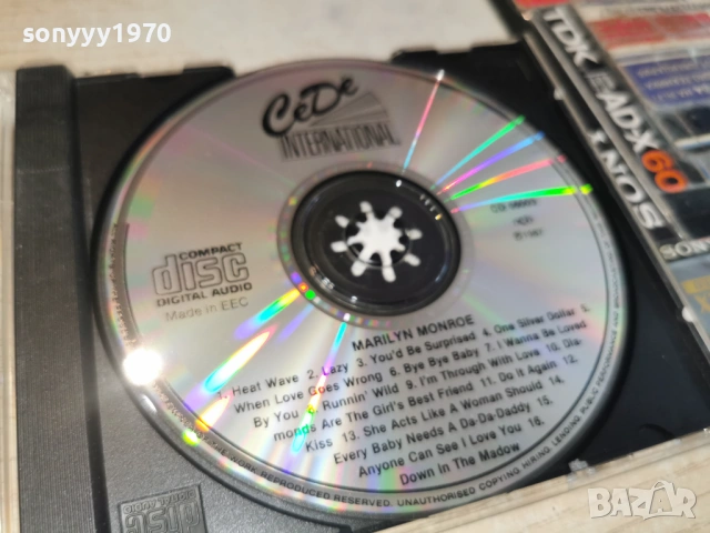MARILYN MONROE CD-ВНОС GERMANY 0406261936H2E6R, снимка 3 - CD дискове - 54782201