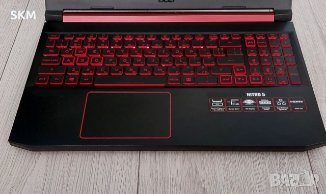 Ryzen 5|GTX1650|8RAM|FHD IPS laptop лаптоп ацер нитро 5 Nitro 5 гейминг, снимка 5 - Лаптопи за игри - 52354610