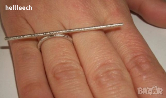 Сребърен пръстен, снимка 5 - Пръстени - 54258677
