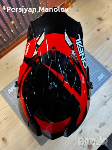 Детска мотокрос каска Oneal 2 Series Youth | Black/Orange | Размер L | 51-52 см, снимка 9 - Спортна екипировка - 54167608