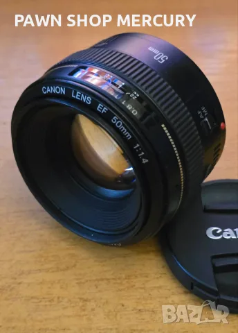 Продавам обектив  Canon EF 50mm f/1.4 USM, снимка 3 - Обективи и филтри - 55382700
