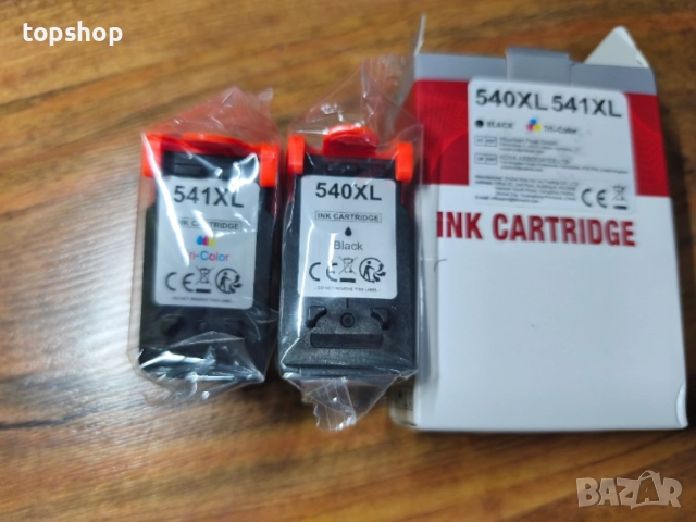 Чисто нови, фабрично запечатани касети PG-540XL и CL-541XL за Canon – Комплект черна и цветна  , снимка 3 - Консумативи за принтери - 54829334