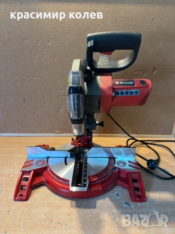 Einhell TC-MS 2112 - Настолен циркуляр 1600W 210mm , снимка 2 - Триони и циркуляри - 55086902