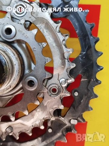 Курбел със средно движение за велосипед колело Shimano deore lx fc m 580, снимка 6 - Части за велосипеди - 55146062