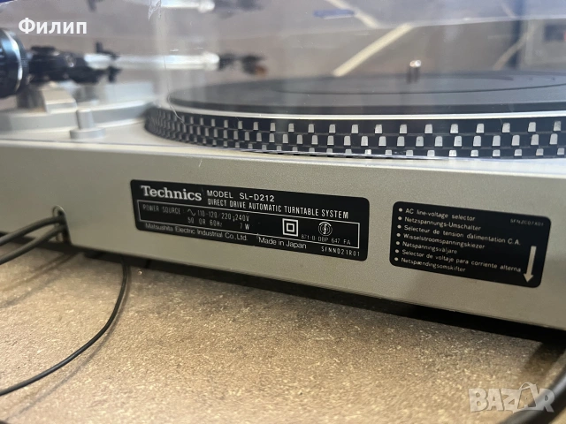 Technics SL-D212 Direct Drive, снимка 9 - Грамофони - 55204670