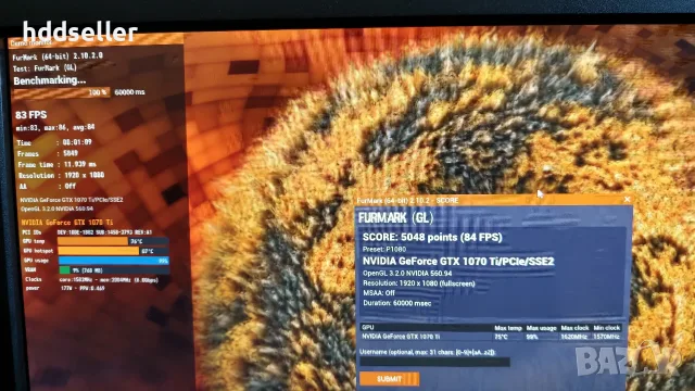 Геймърски компютър RYZEN 5 3600 16GB 1070TI 512GB SSD 1TB HDD, снимка 7 - Геймърски - 55293861