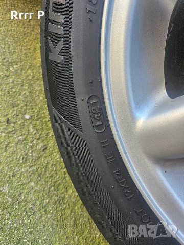 Лети джанти 14 цола за VW Golf 2/3/Vento Polo Passat Caddy 4x100 с летни гуми Hankook , снимка 5 - Гуми и джанти - 54136549