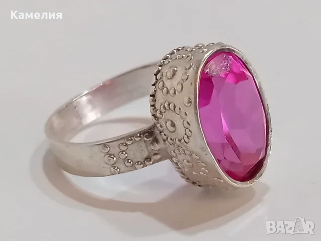 Руско сребро. Пръстен , снимка 2 - Пръстени - 55664145