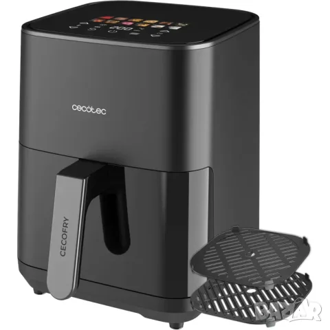 Еър фрайър Cecotec Cecofry&Grill Duoheat 4000 4L 1900W, снимка 3 - Фритюрници - 55555222