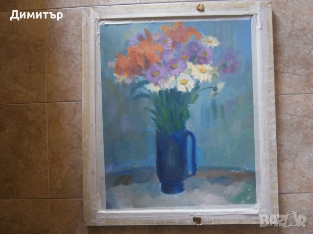 Двустранна картина Д.Бонева, снимка 5 - Картини - 54324307