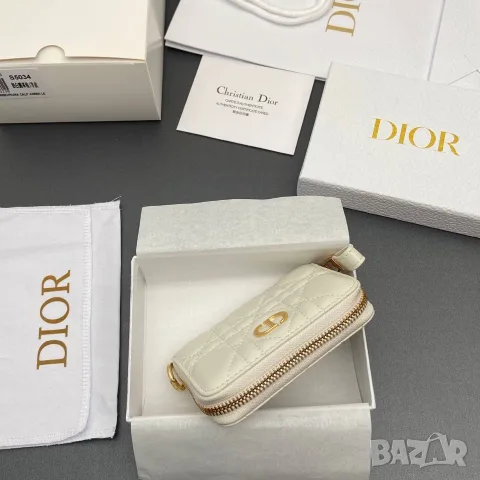 Christian Dior Caro Zipped Coin Wallet, снимка 6 - Портфейли, портмонета - 55417627