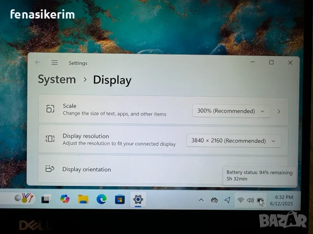 13.3' 4K UHD TOUCH Core i5-10210u DELL XPS 7390 16GB RAM/256GB NVMe/Подсветкa/Win 11/Бат 6ч., снимка 7 - Лаптопи за работа - 55382362