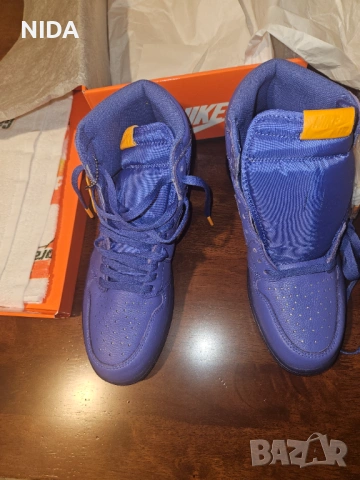 Маратонки Nike Air Jordan 1 Retro Hi “Gatorade” - 45.5 EU / 10.5 UK - НОВИ - УНИКАТ!, снимка 2 - Маратонки - 54804544