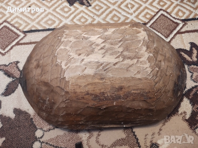 Дълбано корито антика на над 100 години, снимка 3 - Антикварни и старинни предмети - 54172448