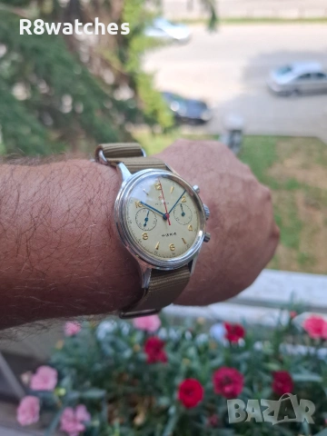Seagull 1963 chronograph military watch, снимка 14 - Мъжки - 55155084