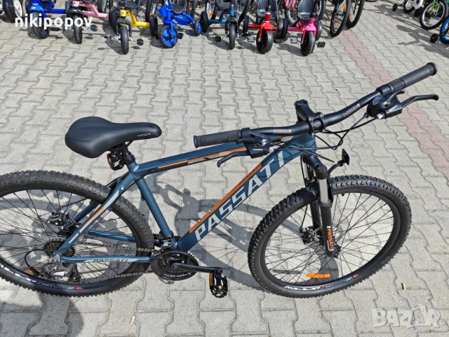 BG Алуминиев велосипед 27.5" PASSAT сив, снимка 3 - Велосипеди - 54398958